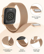 EarlySincere Smartwatch Always-On Display, Waterproof Fitness & Activity Tracker | Android & iOS Compatible