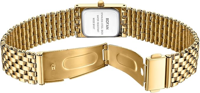 BOFAN Women’s Stainless Steel Waterproof Quartz Watch