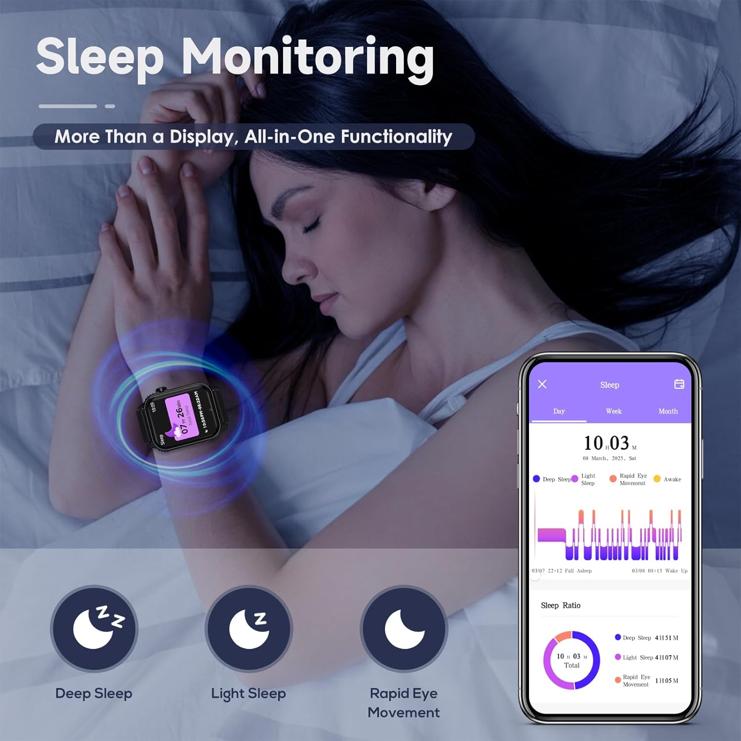Men’s Smartwatch 120+ Sports Modes – HD Touchscreen, Fitness & Bluetooth