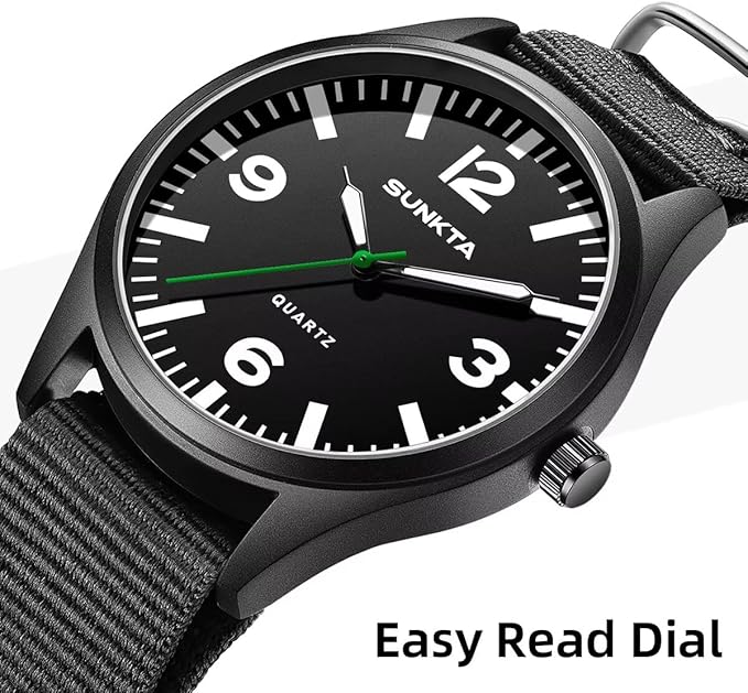 LIGE Military Luminous Waterproof Tactical Watch for Men
