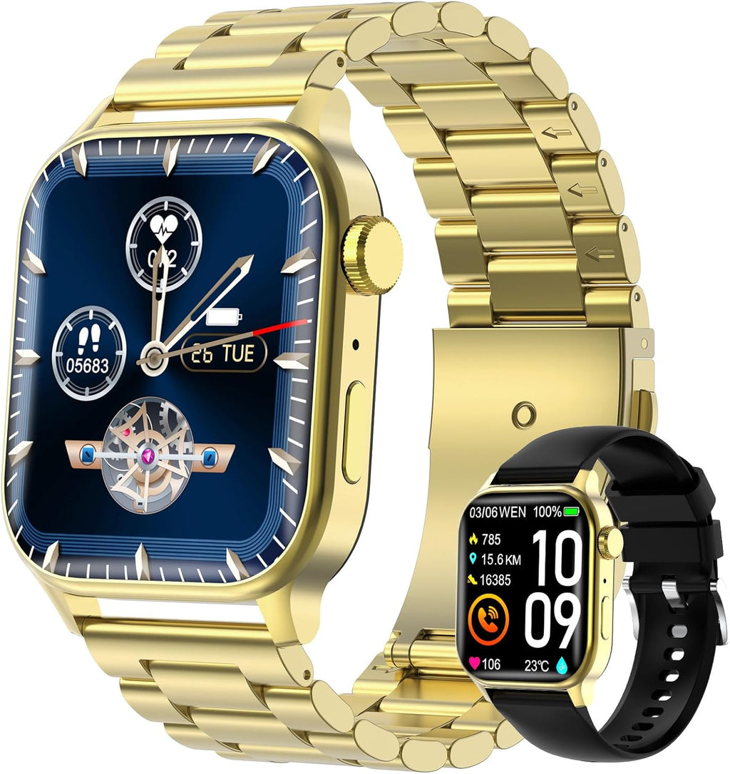 Smart Watch for Men with Bluetooth Calling & Fitness Tracking
