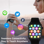 Men’s Smartwatch 120+ Sports Modes – HD Touchscreen, Fitness & Bluetooth