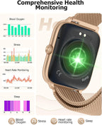 Women's Smartwatch with AMOLED Display, IP68 Rating & Health Tracking (EarlySincere 2025)