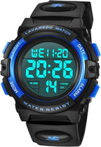 Kids Digital Sport Watch with LED, Alarm & Waterproof