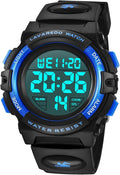 Kids Digital Sport Watch with LED, Alarm & Waterproof