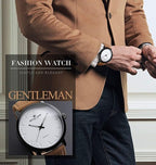 Men’s Stainless Steel Quartz Chronograph Waterproof Watch