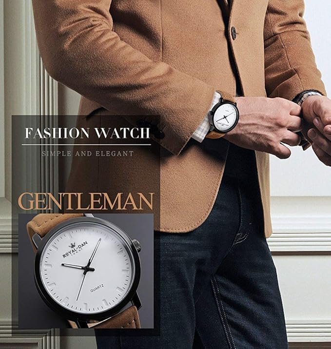 Men’s Stainless Steel Quartz Chronograph Waterproof Watch