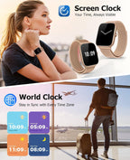 Women's Smartwatch with AMOLED Display, IP68 Rating & Health Tracking (EarlySincere 2025)