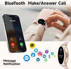 Smart Watch for Men & Women – Bluetooth Calling, HD Touchscreen, Fitness Tracker, AI + Health Monitoring