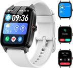 Bluetooth Smartwatch for Men & Women Fitness Tracker with Heart Rate, Sleep & Activity Monitor | Waterproof Touchscreen