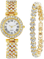 CdyBox Elegant Diamond Bracelet Women’s Quartz Watch