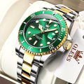 OLEVS Men’s Big Face Stainless Steel Quartz Watch – Day Date