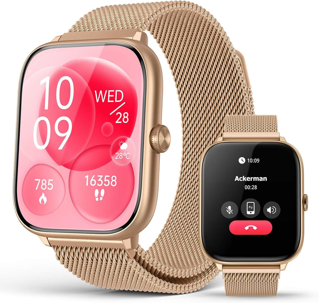 Women's Smartwatch with AMOLED Display, IP68 Rating & Health Tracking (EarlySincere 2025)