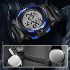 Kids Digital Sport Watch with LED, Alarm & Waterproof