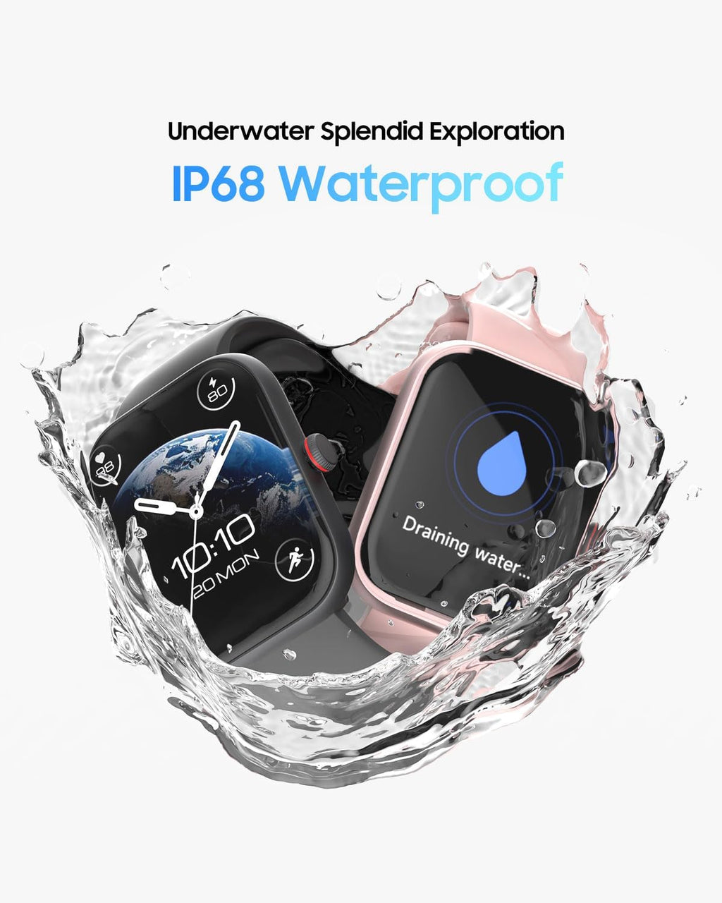 TOOBUR Smartwatch with Alexa, HD Display, Call & Fitness Tracking