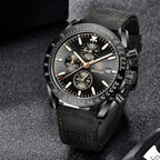 BY BENYAR Men’s Quartz Chronograph Watch – Waterproof, Luminous Big Face