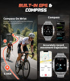 LIGE DM6 GPS Smart Watch – 2.13” AMOLED, 170+ Sports, IP68