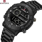 NAVIFORCE Men’s Business Chronograph Stainless Steel Quartz Watch