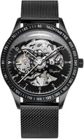 Men’s Automatic Mechanical Business Watch with Stainless Steel Bracelet