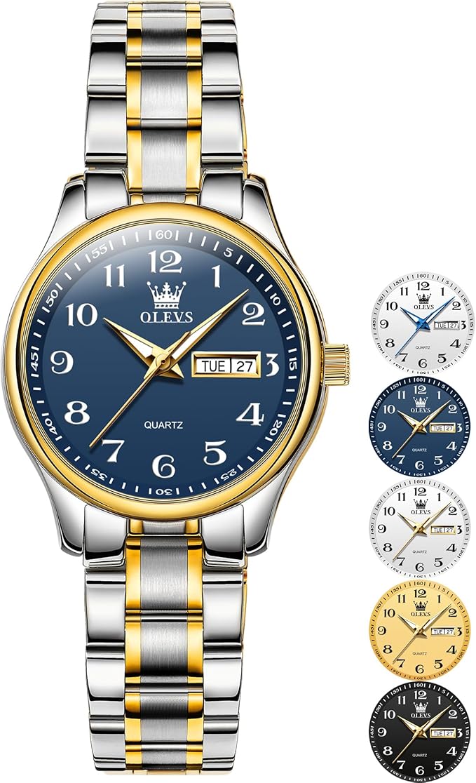 OLEVS Stainless Steel Waterproof Elegant Analog Watch