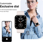 Title: Smartwatch Fitness Tracker Large Display, Waterproof, Heart Rate & Sleep Monitor | Compatible with Android & iPhone