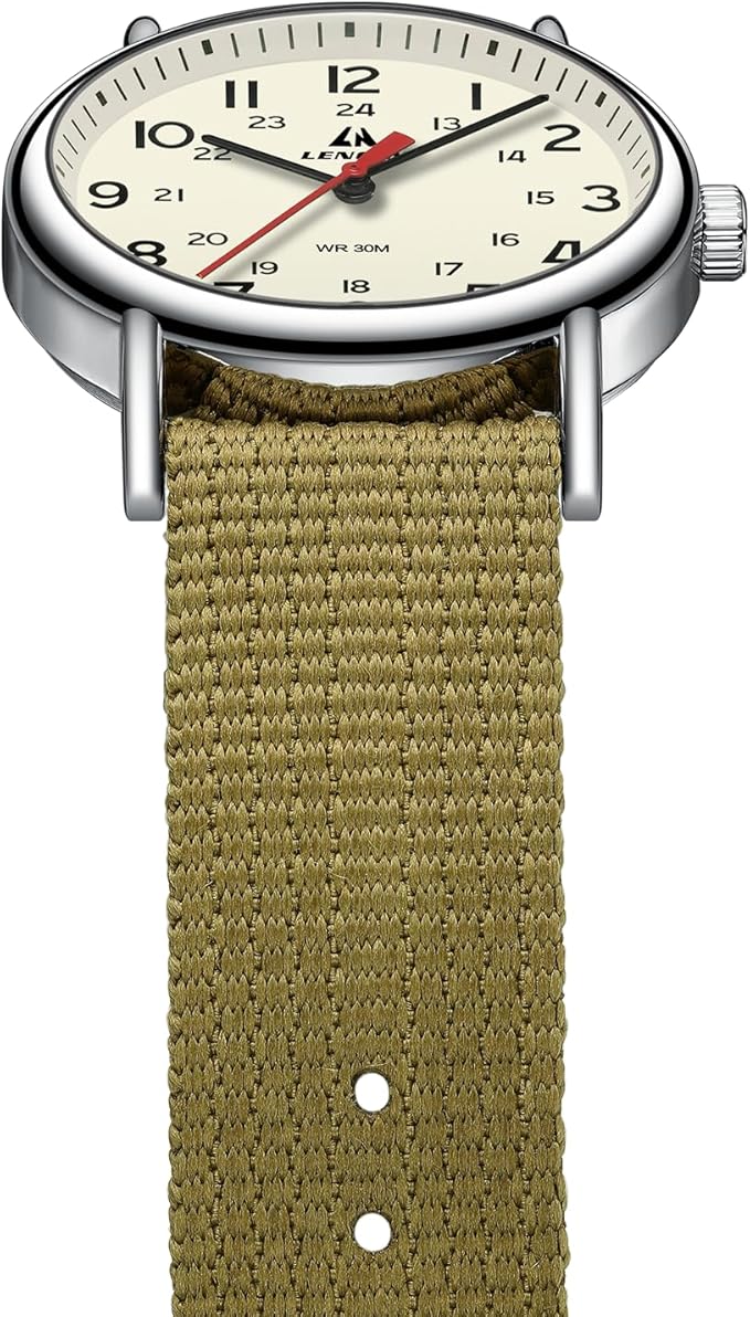 LN LENQIN Men's Military Army Watch – Waterproof, Sports, Comfortable Strap