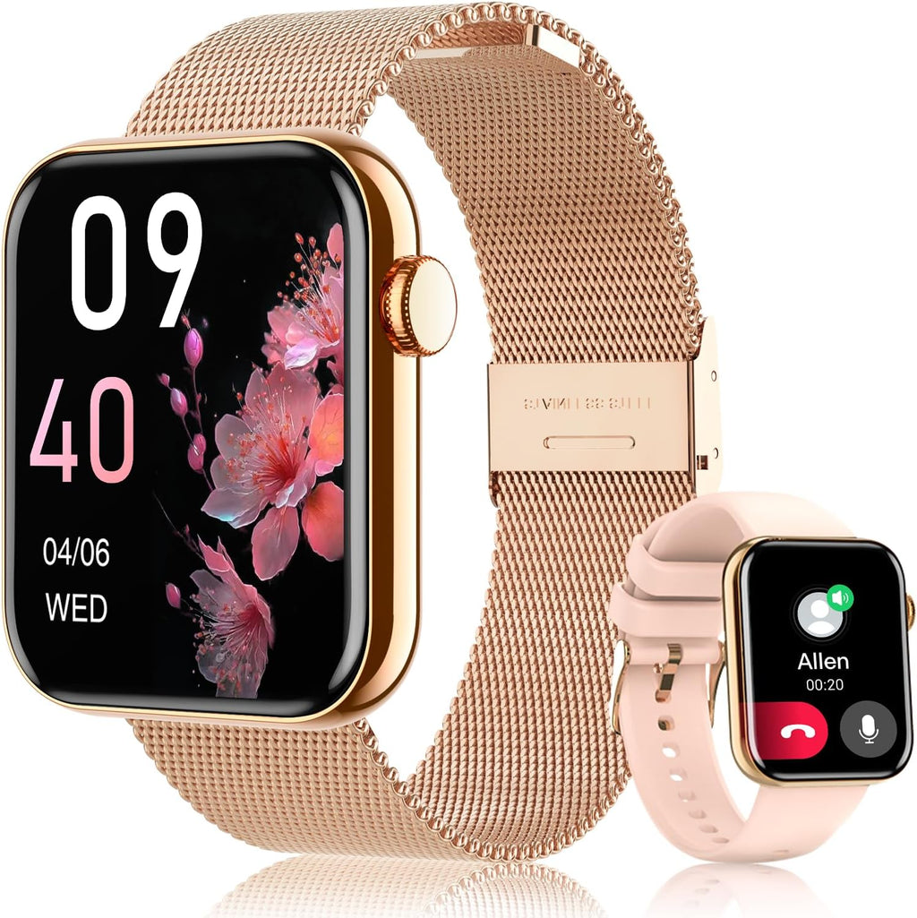 Women’s Smartwatch with Calling, HD Display & Fitness Tracking