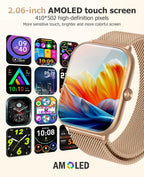 EarlySincere Smartwatch Always-On Display, Waterproof Fitness & Activity Tracker | Android & iOS Compatible