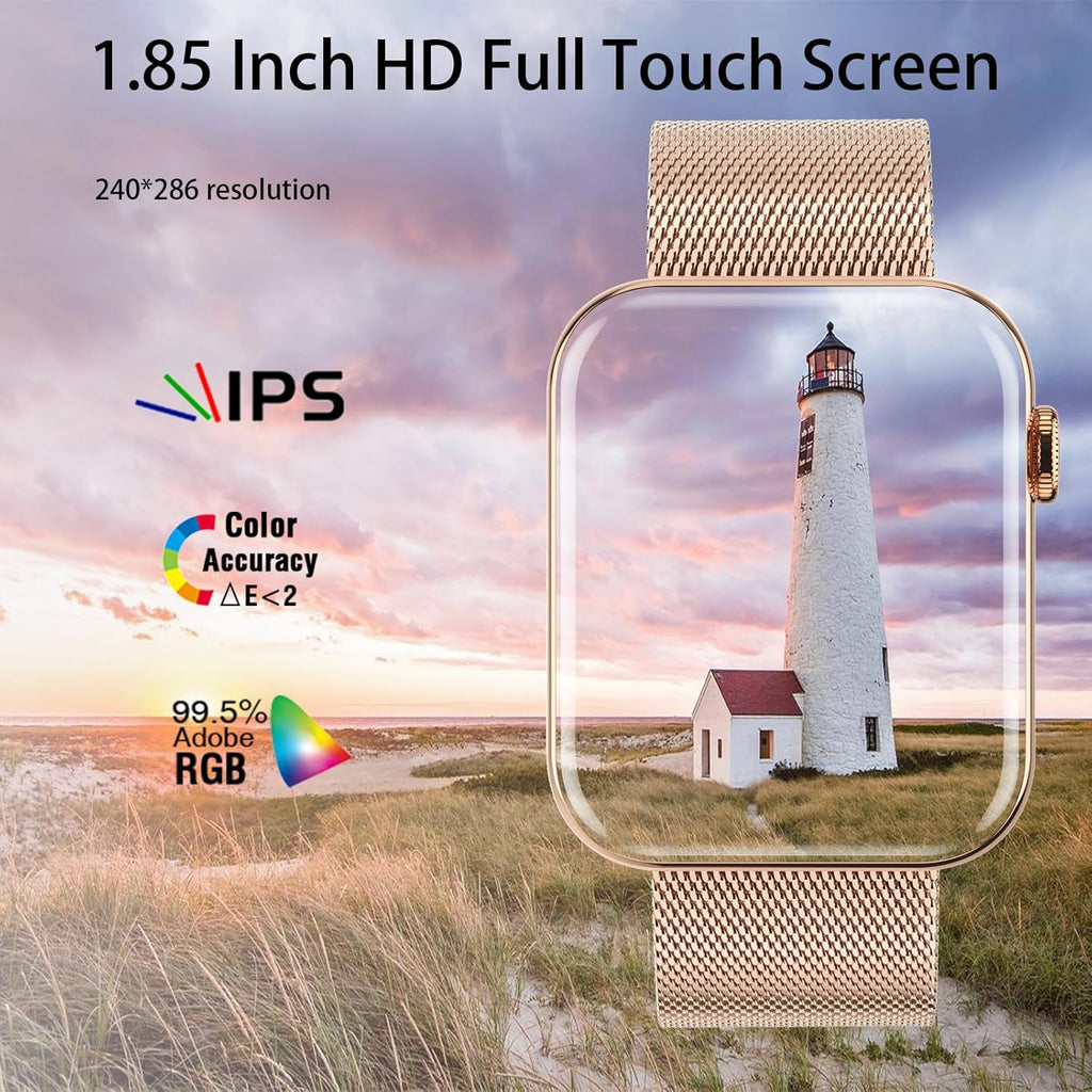 Women’s Smartwatch with Calling, HD Display & Fitness Tracking