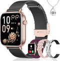 Women's Smartwatch with Call Function & Health Tracking (Iaret, Rose Gold)