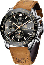 BENYAR Chronograph Leather Watch - Gifts for Men