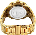 GOLDEN HOUR Men’s Analog-Digital Sport Watch – Stainless Steel, Waterproof