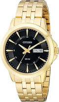 Citizen Men’s Quartz Watch – Gold Stainless Steel, Black Dial (41mm BF2013-56E)