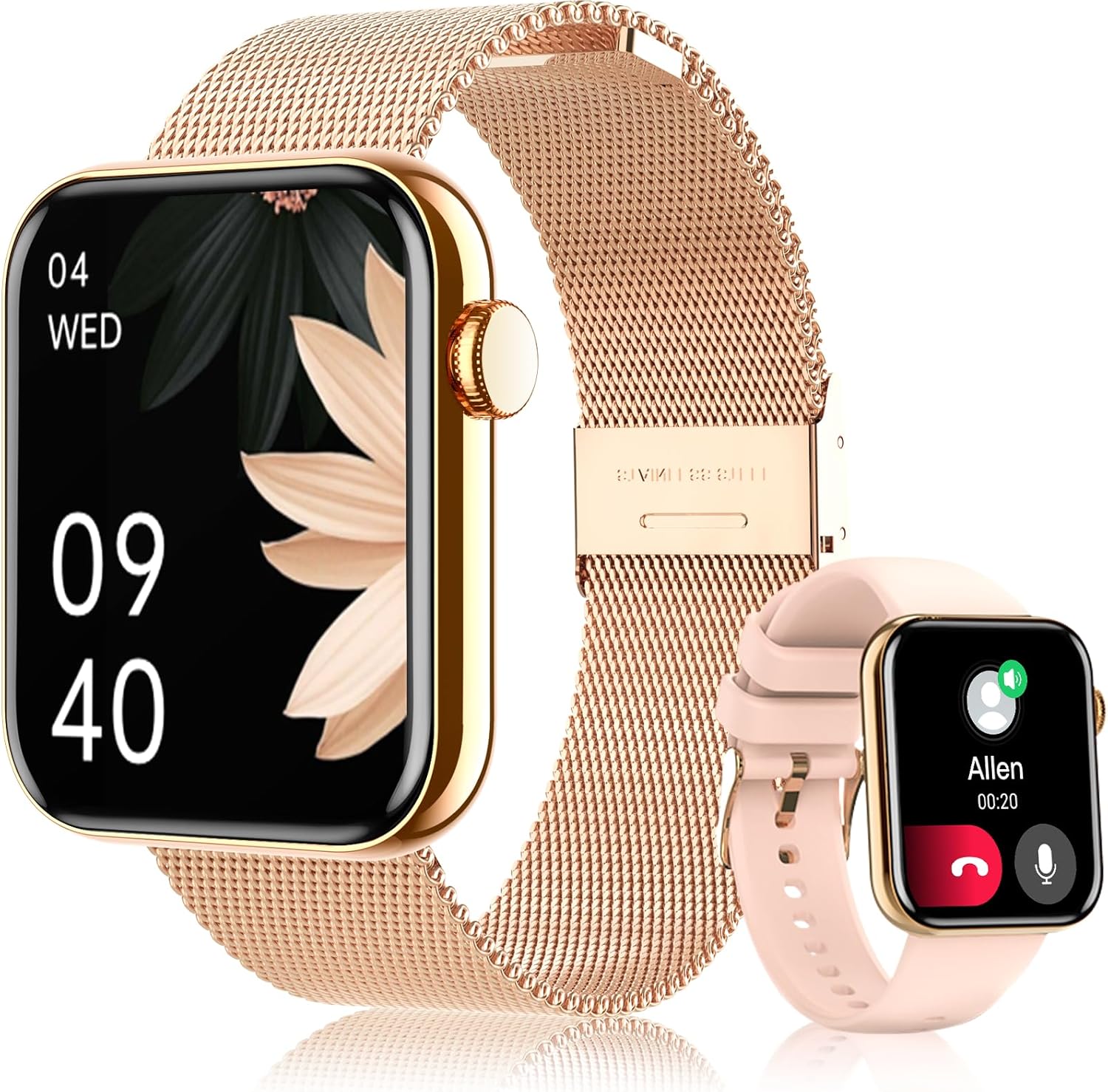Women’s Smartwatch with Calling, HD Display & Fitness Tracking