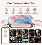 Women's Smartwatch with Call Function & Health Tracking (Iaret, Rose Gold)