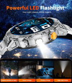 Military Smart Watch for Men – 1.7” Display, Bluetooth Call, 114 Sports Modes