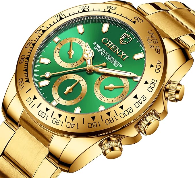 Luxury Stainless Steel Business Casual Watch Elegant Quartz Analog Timepiece