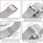 BUREI Men’s Ultra Thin Quartz Analog Watch – Minimalist Stainless Steel Design