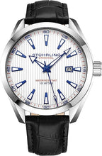 Stuhrling Original Men’s Dress Watch – Analog Dial, Date, Leather Band