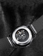 Men’s Automatic Mechanical Business Watch with Stainless Steel Bracelet