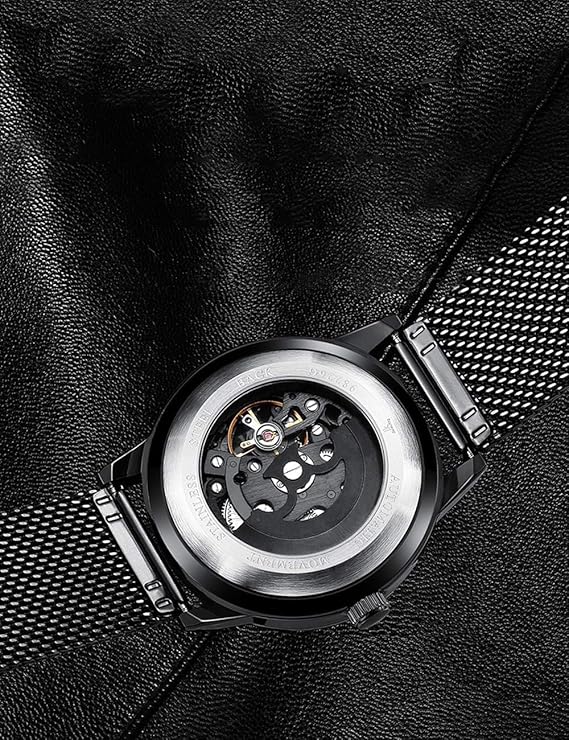 Men’s Automatic Mechanical Business Watch with Stainless Steel Bracelet