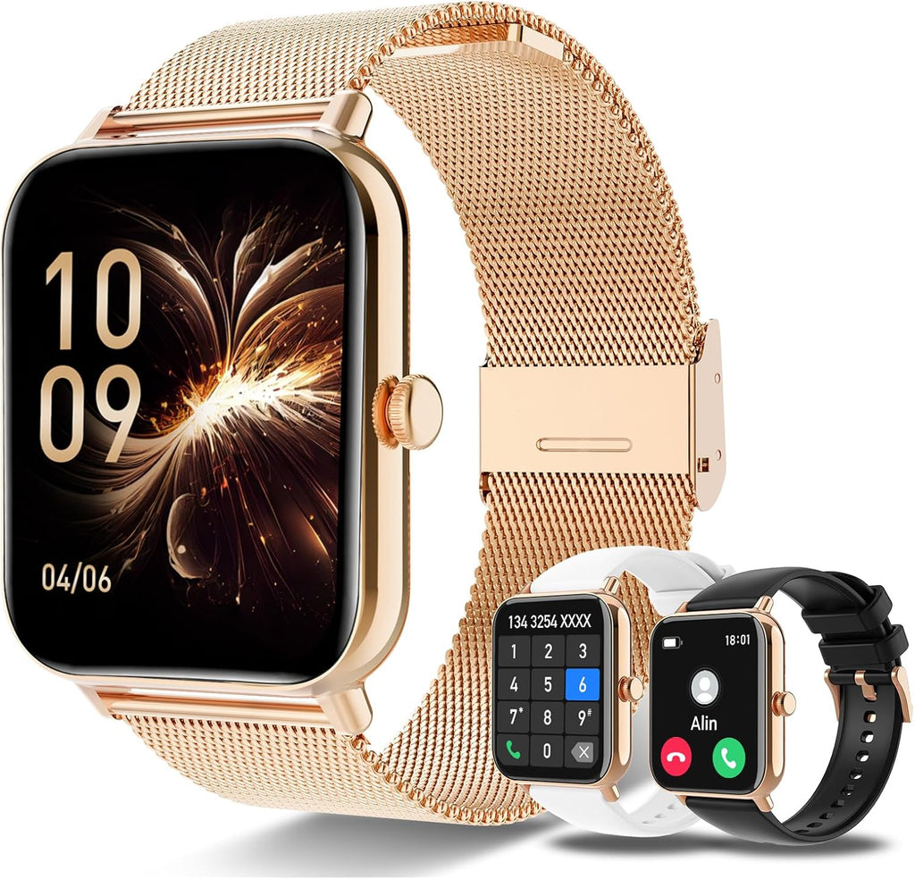Women’s Smartwatch with Calling, HD Display & Fitness Tracking